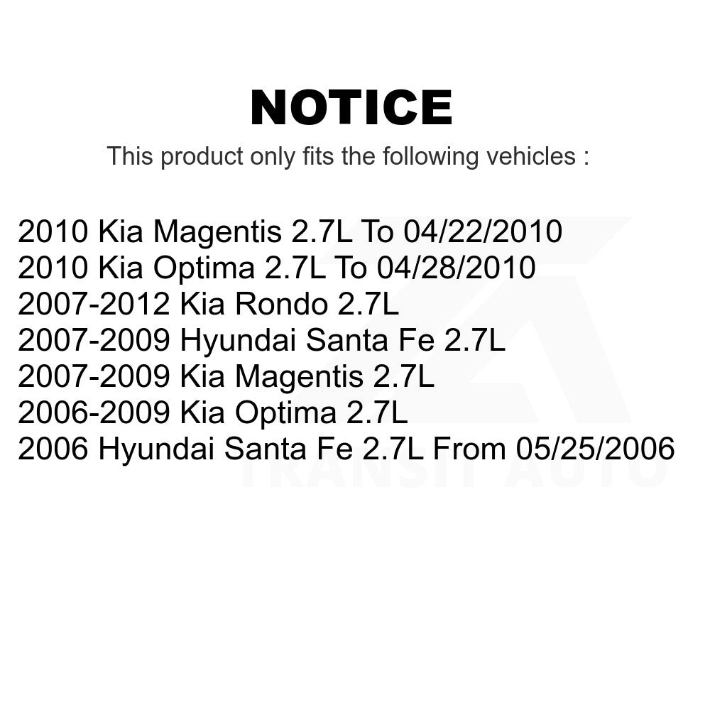 Mpulse Left Engine Variable Valve Timing (VVT) Solenoid SEN-2VTS0118 For Hyundai